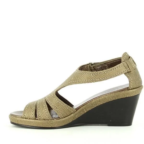 24 Hrs 22503 Beige Slingback Wedges