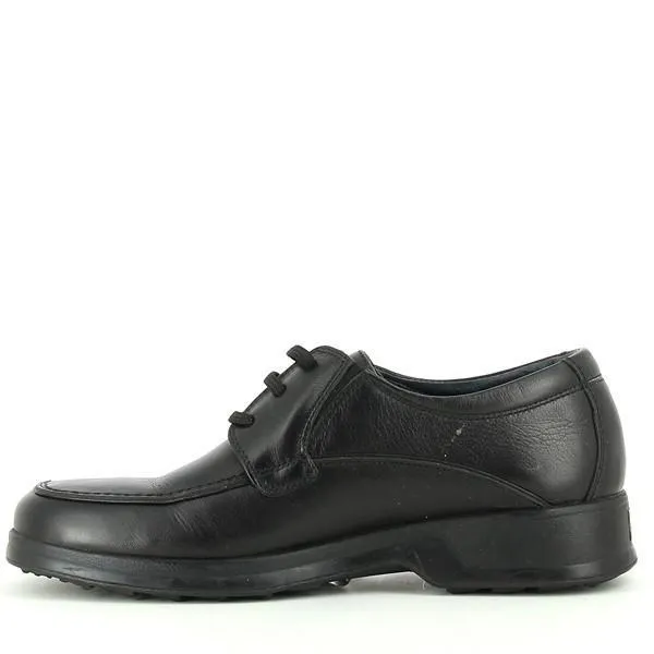 24 Hrs 8507 Black Lace-Up Shoes