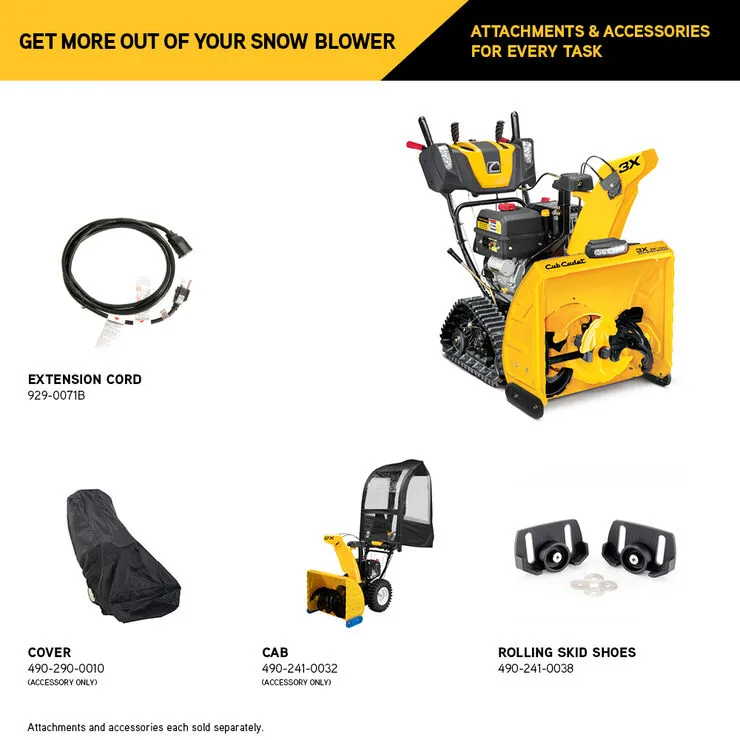 3X 26 in. TRAC Snow Blower - 3X Three-Stage Power