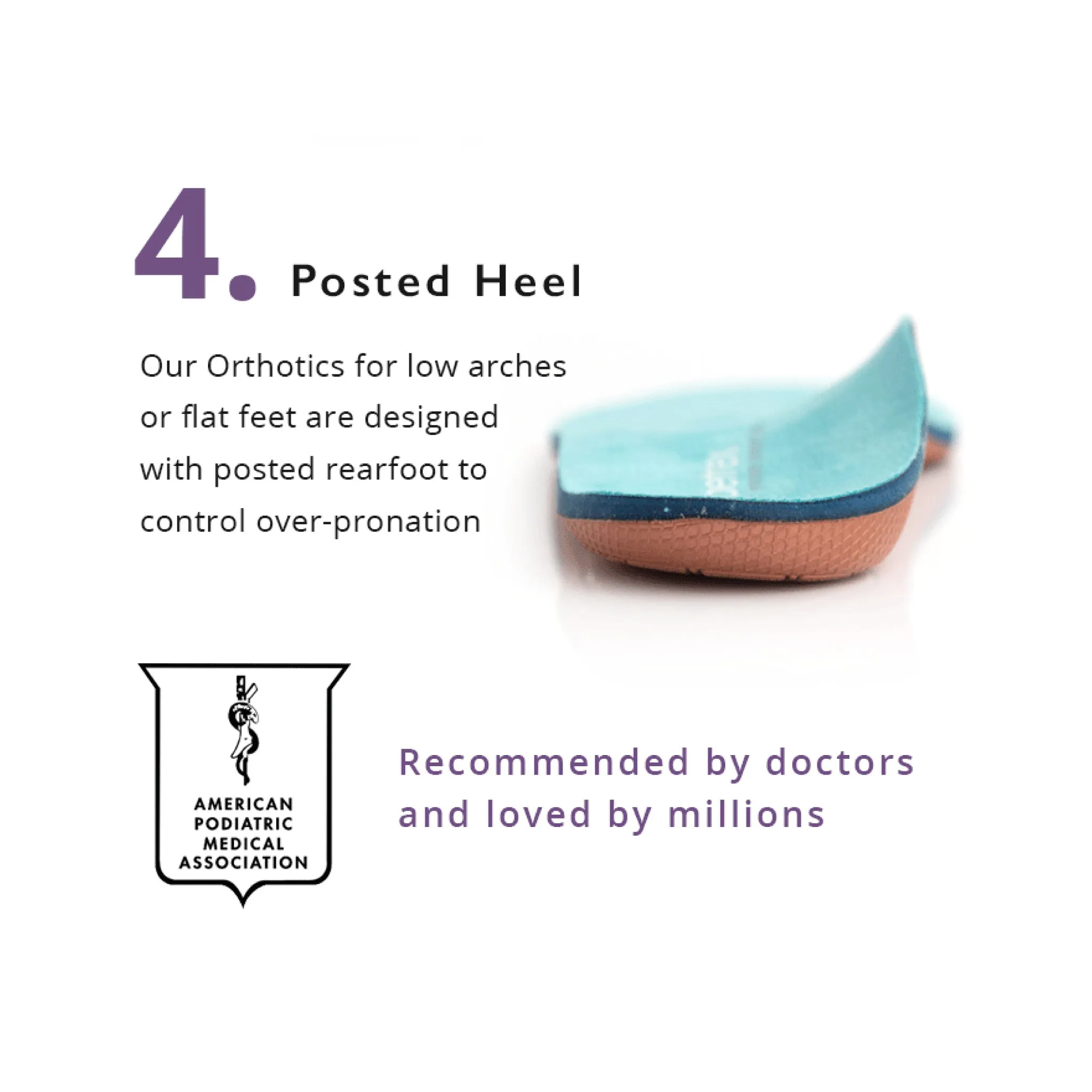 Aetrex | Women's Orthotics L605W (Medium/High Arch) with Metatarsal Support