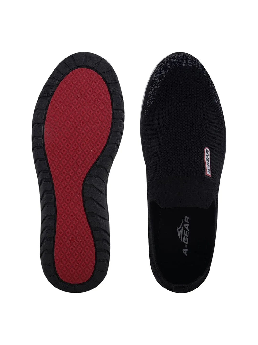 AGR-003 Black Men's Walking Shoes
