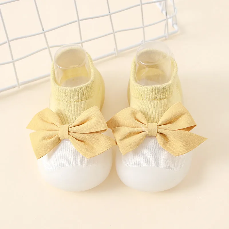Baby Cartoon Rubber Sole Socks Shoes