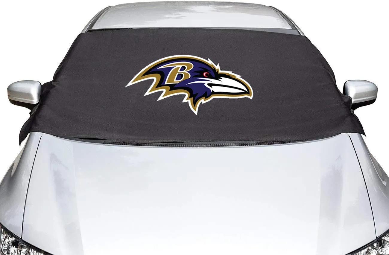 Baltimore Ravens NFL Car SUV Front Windshield Sun Snow Cover