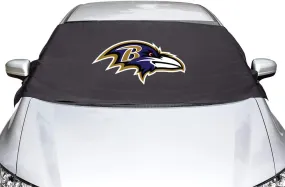Baltimore Ravens NFL Car SUV Front Windshield Sun Snow Cover