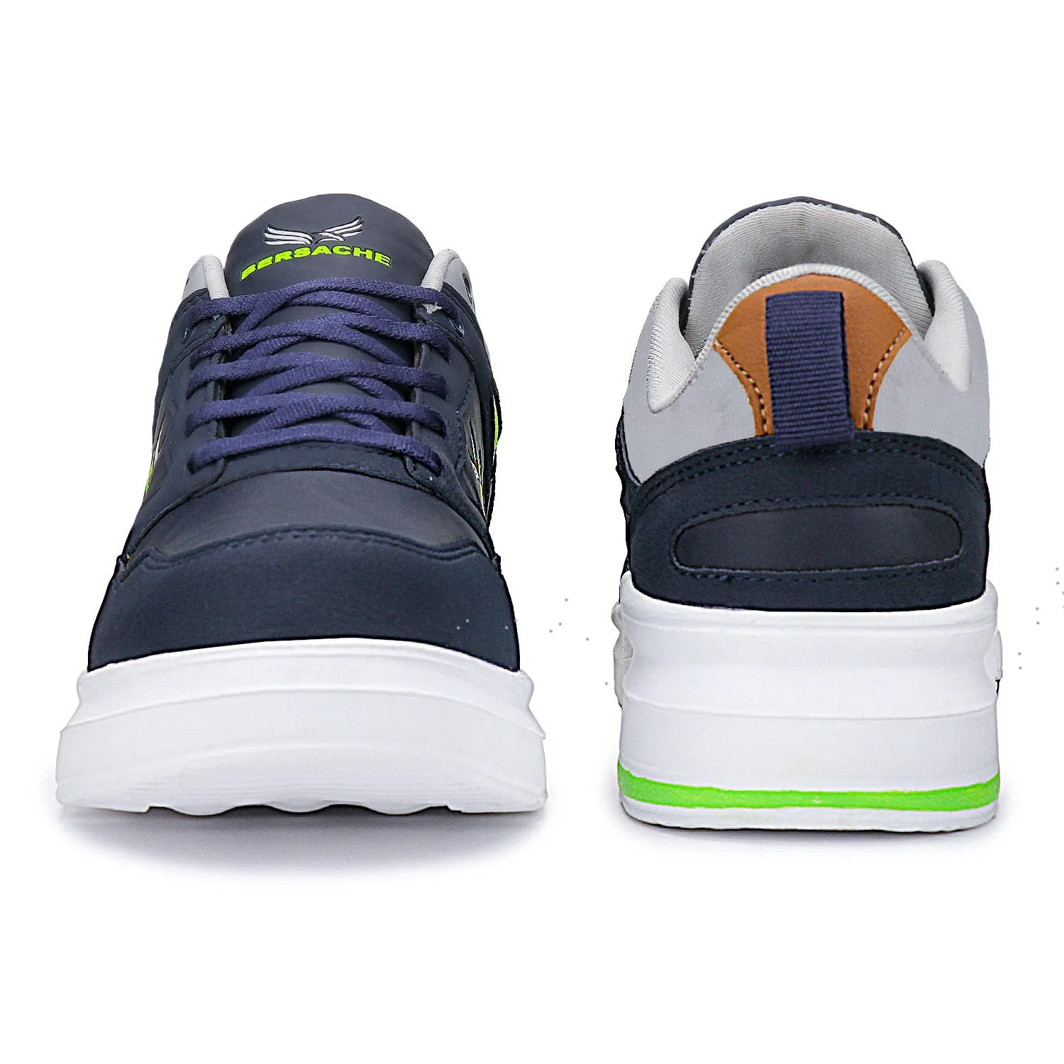 Bersache Lightweight Casual Sneaker Shoes For Men Blue-7053