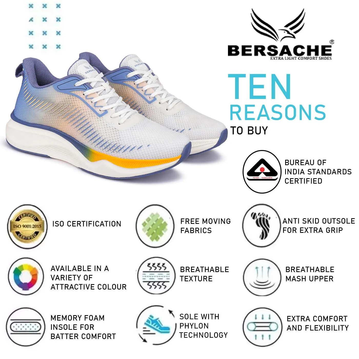 Bersache Sneaker, Loafers ,Casual With Extra Comfort Sneakers For Men ( 9108)