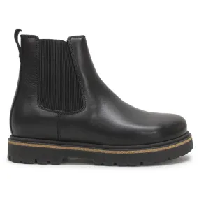 Birkenstock Highwood Slip On Mid Natural Leather Women's Chelsea Boots
