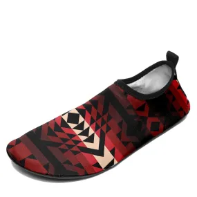 Black Rose Sockamoccs Slip On Shoes