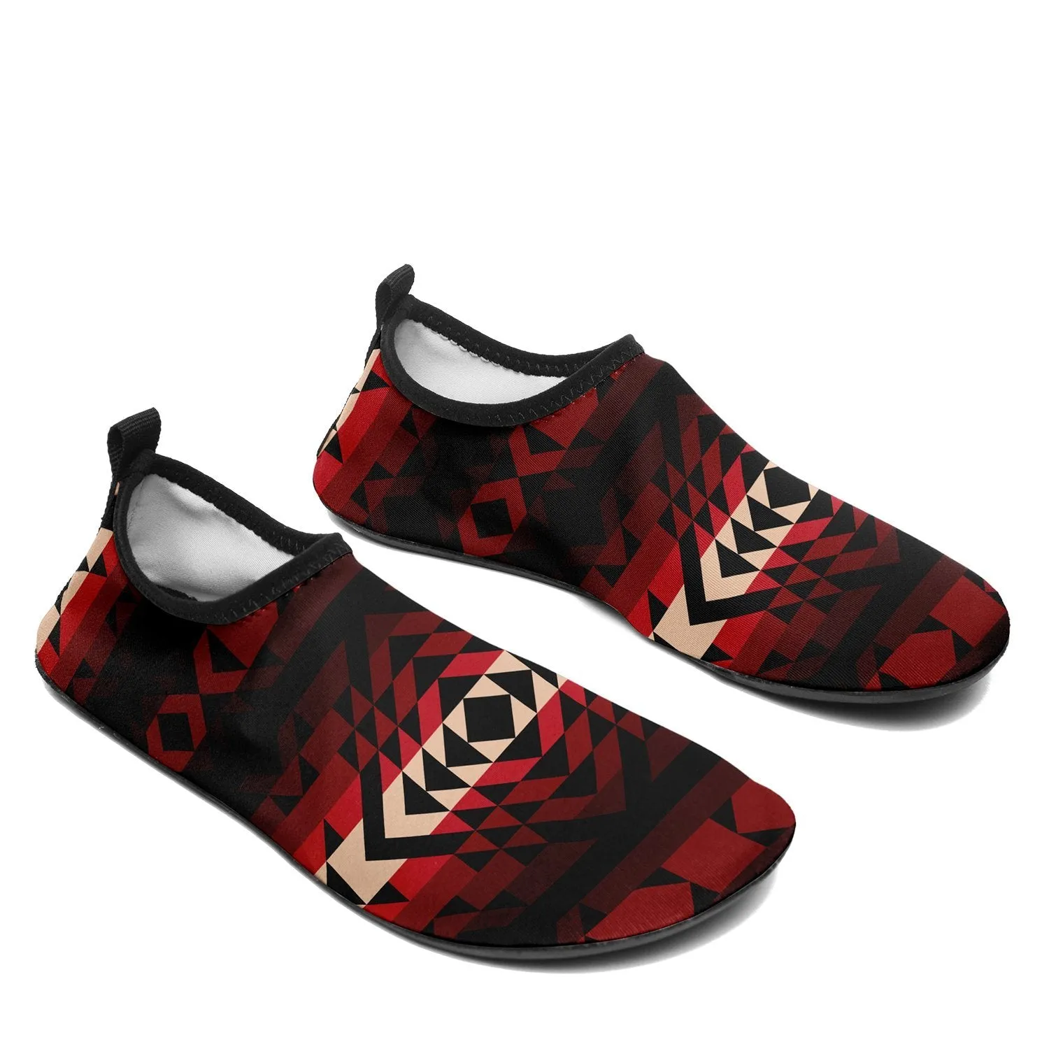 Black Rose Sockamoccs Slip On Shoes