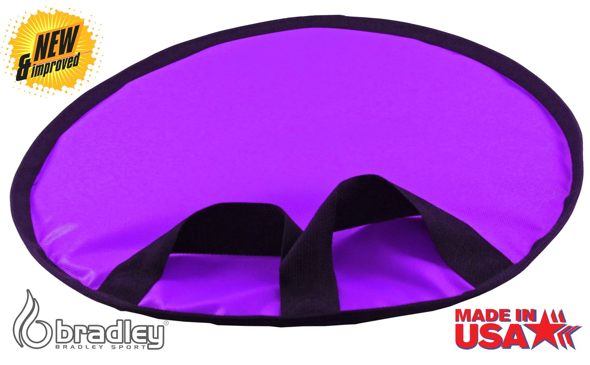 Bradley Flexible Snow Saucer - Lightweight Padded Insert Cushion for Bradley Snow Tubes, Winter Sled, 24" or 36" Size, RapidGlide Technology for Smooth Ride