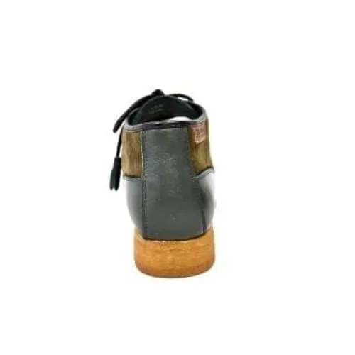 British Walkers Knicks Men's Green Suede and Leather