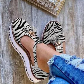 Casual Tassel Flat Sandals for Women