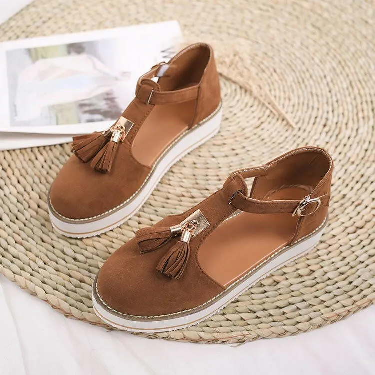 Casual Tassel Flat Sandals for Women