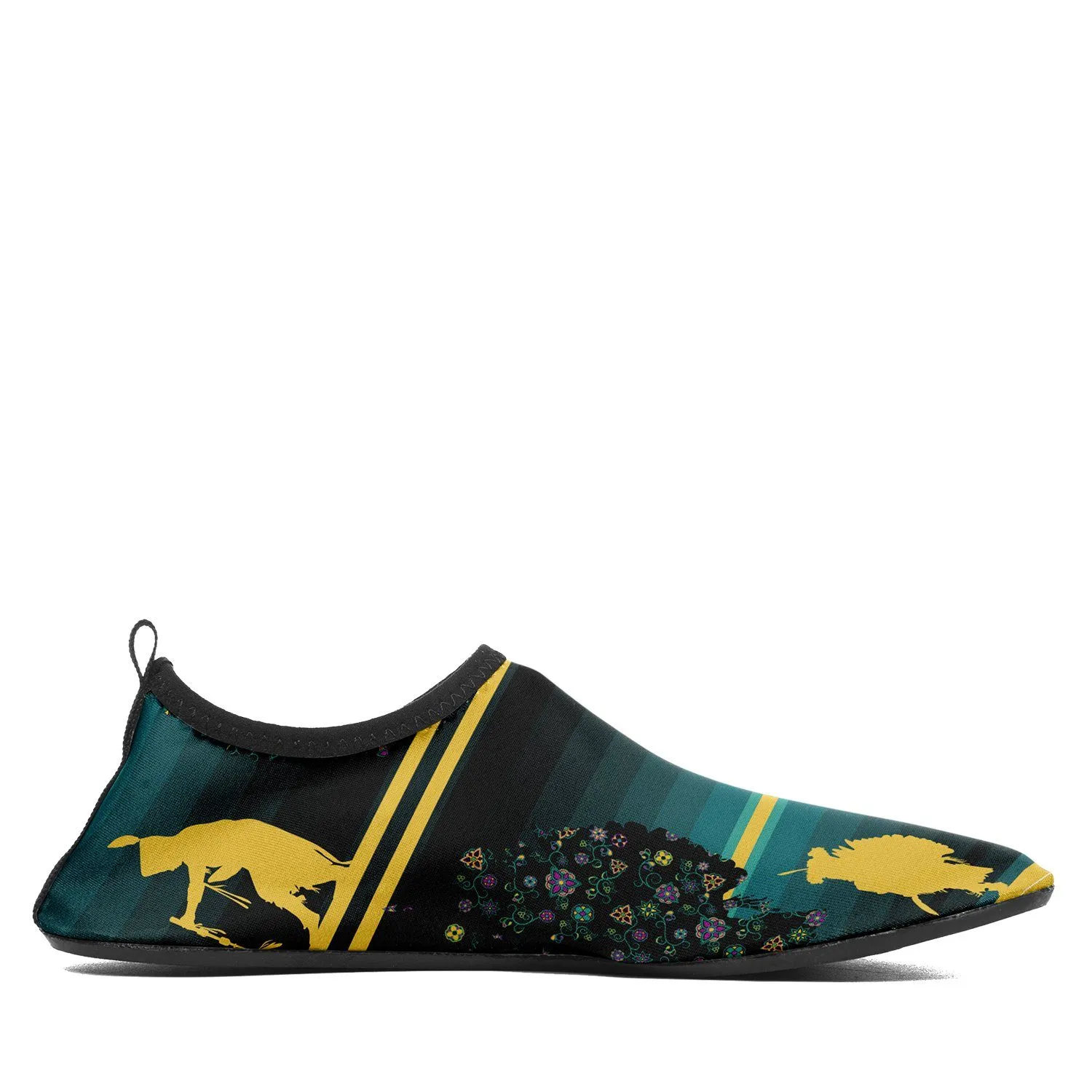 Dancers Inspire Green Kid's Sockamoccs Slip On Shoes