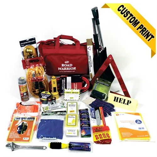 Deluxe Winter Roadside Safety Kit with First Aid