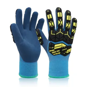 DEX FIT Waterproof Work Gloves WD220 Double Impact, Thermal and Insulated