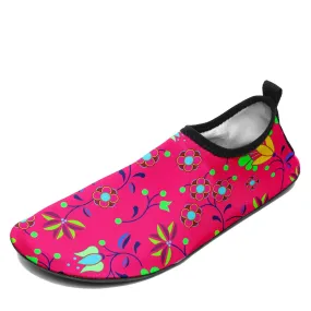 Fleur Indigine Rouge Sockamoccs Kid's Sockamoccs Slip On Shoes