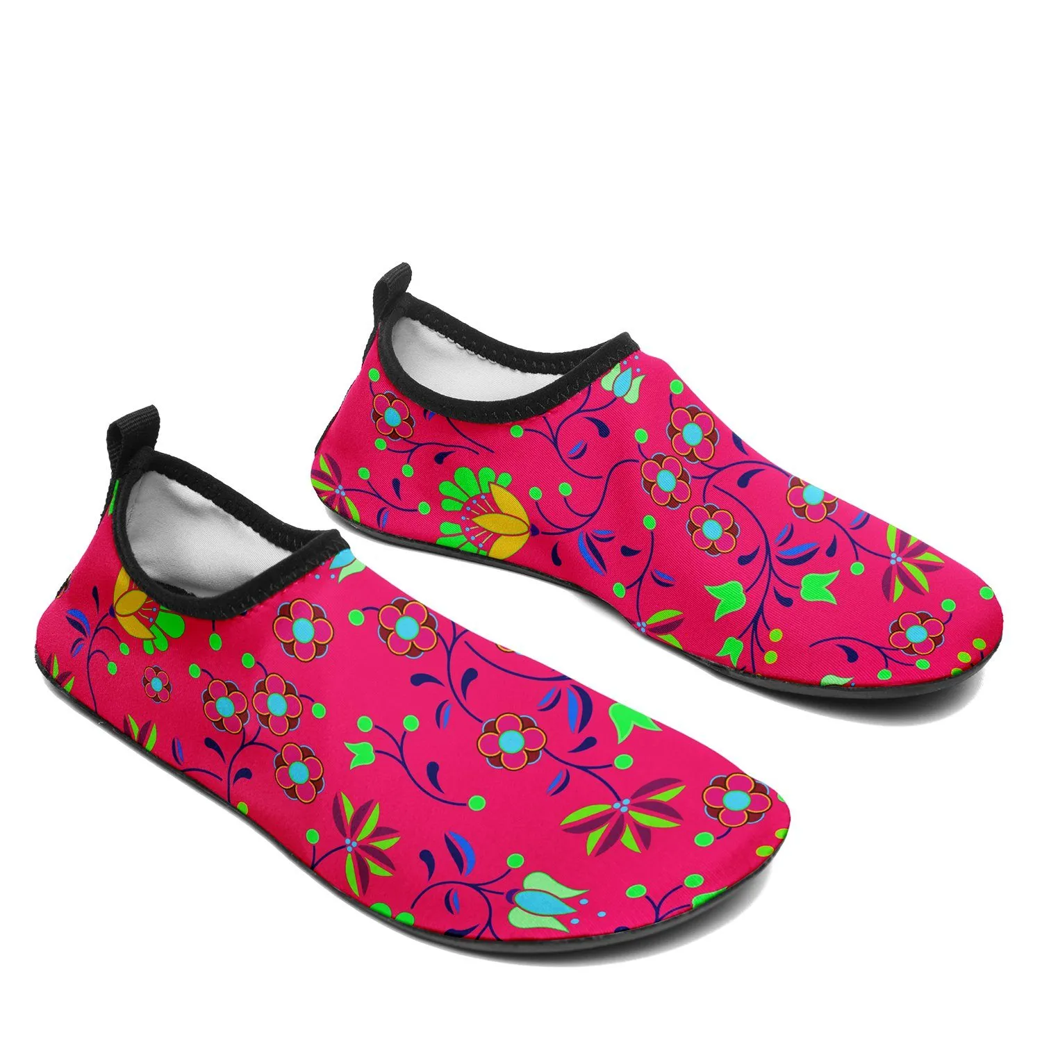 Fleur Indigine Rouge Sockamoccs Kid's Sockamoccs Slip On Shoes