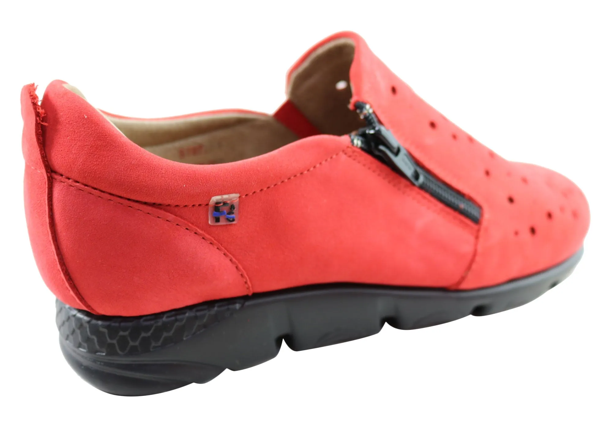 Flex & Go Aberdeen Womens Comfortable Leather Shoes Made In Portugal