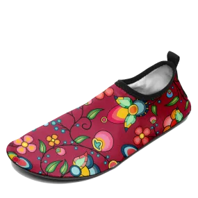 Floral Bounty Magenta Sockamoccs