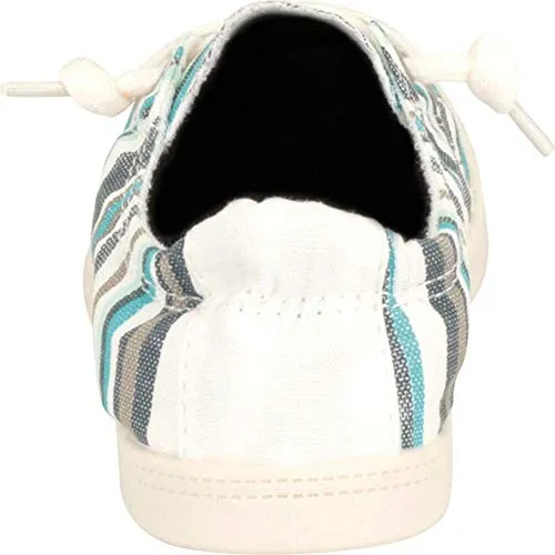 Forever Link Classic Slip-On Comfort Fashion Sneaker Blue Multi