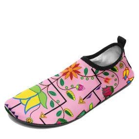 Geometric Floral Summer Sunset Sockamoccs Slip On Shoes