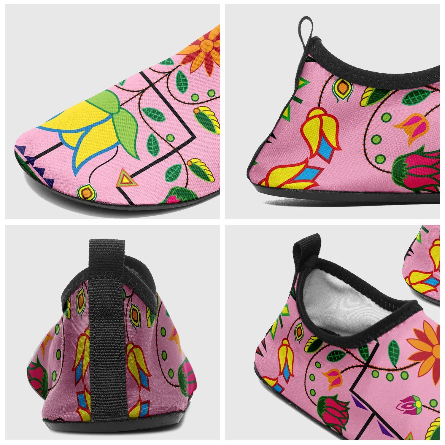 Geometric Floral Summer Sunset Sockamoccs Slip On Shoes