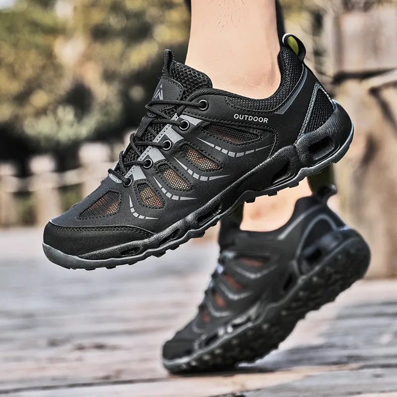 GRW Orthopedic Men Shoes Comfortable Non-slip Hiking Shoes
