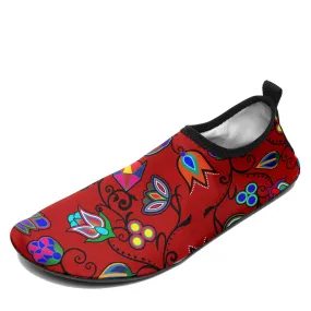 Indigenous Paisley Dahlia Sockamoccs Slip On Shoes