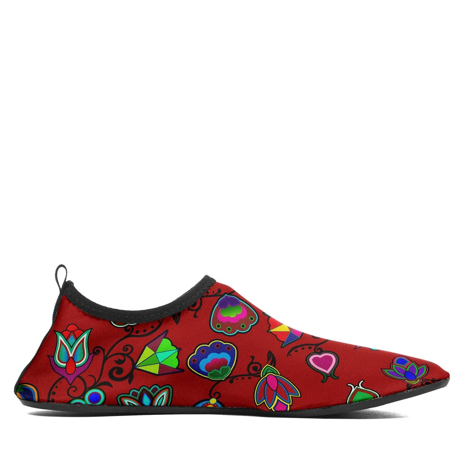 Indigenous Paisley Dahlia Sockamoccs Slip On Shoes