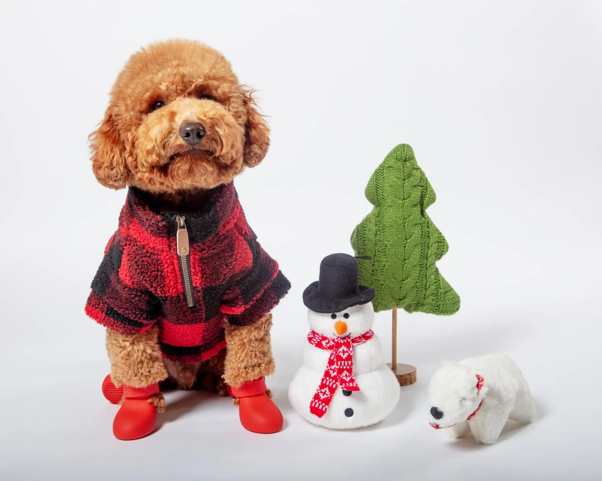 Jack Snowman Plush Dog Toy