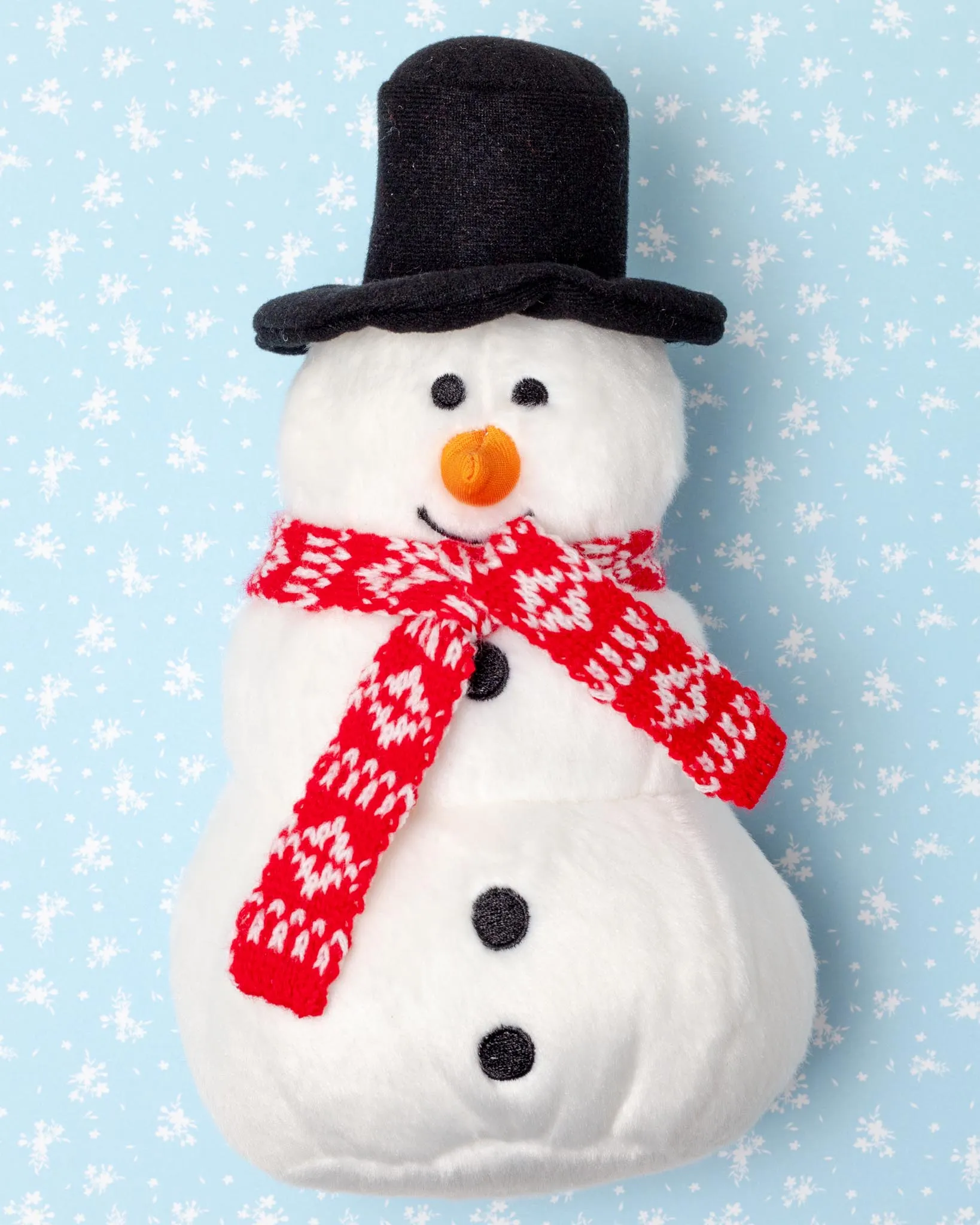 Jack Snowman Plush Dog Toy
