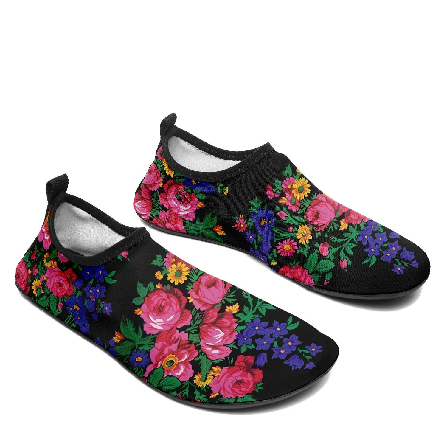 Kokum's Revenge Black Sockamoccs Kid's Sockamoccs Slip On Shoes