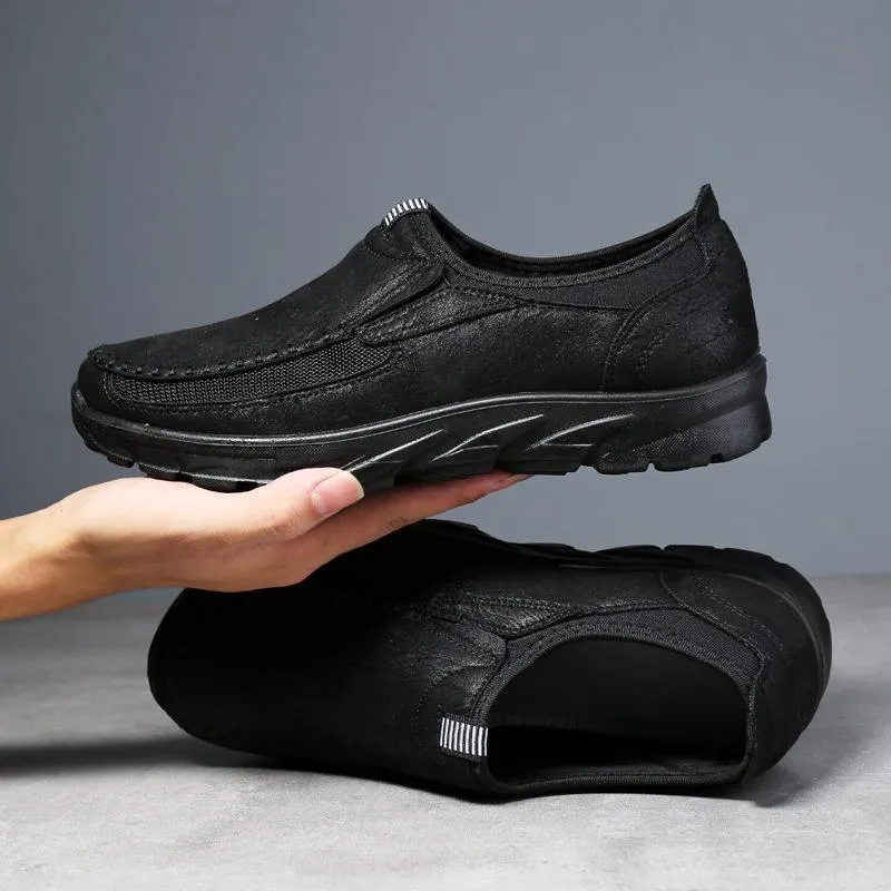 Leather non-slip casual shoes