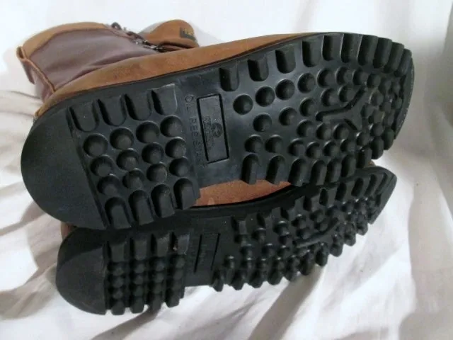 Mens REDHEAD THINSULATE ULTRA BONE DRY LEATHER Winter Snow Boots 10.5 BROWN RED HEAD