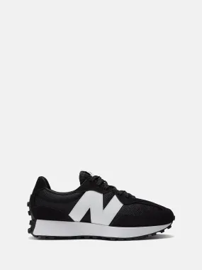 New Balance 327 sneakers nero con logo bianco