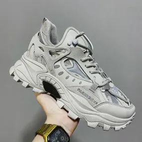 New Men's Sneakers Breathable, Damping Sports Shoes with Thick Sole - Couple Casual Shoes for Running, Walking, Trainers, and Sport Sneakers