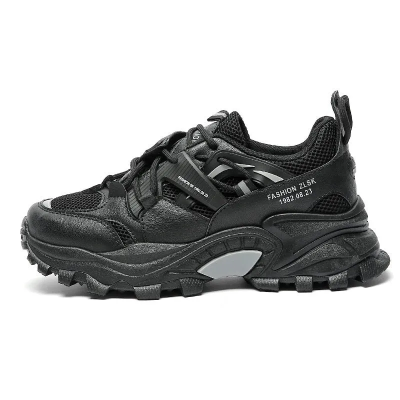 New Men's Sneakers Breathable, Damping Sports Shoes with Thick Sole - Couple Casual Shoes for Running, Walking, Trainers, and Sport Sneakers