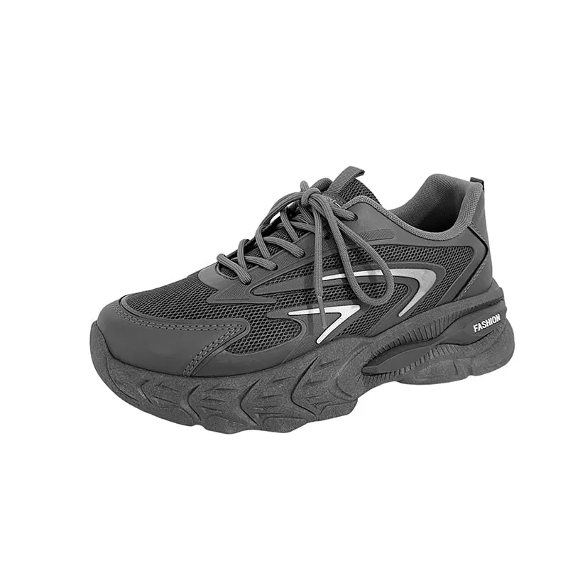 New Men's Sneakers Breathable, Damping Sports Shoes with Thick Sole - Couple Casual Shoes for Running, Walking, Trainers, and Sport Sneakers