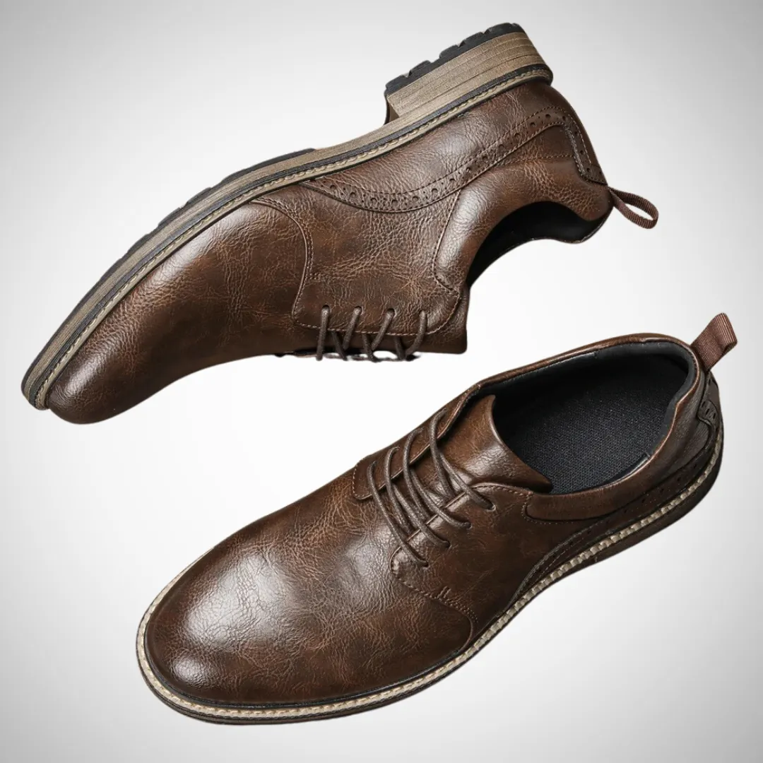 Nikodemus Vegan Leather Lace-Up Shoes
