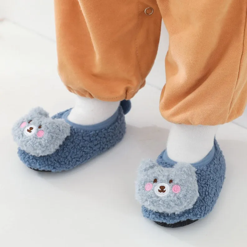 Non-Slip Baby Shoes - Fluffy Bear