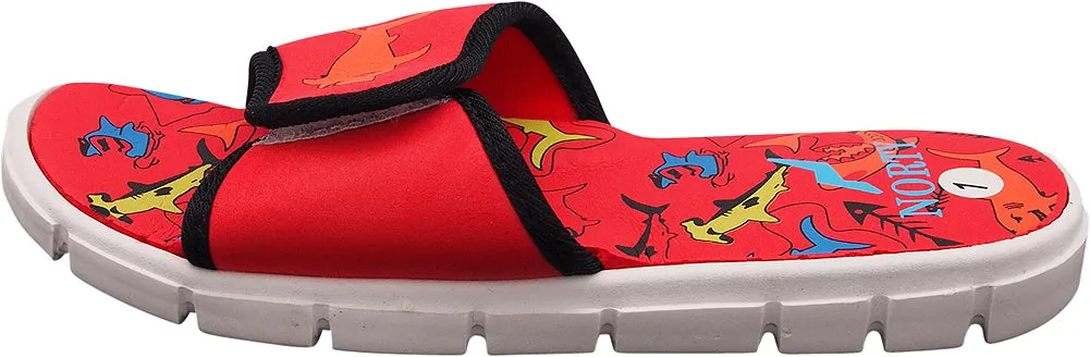 NORTY Boy's Girl's Unisex Slide Strap Sports Shower Beach Pool Sandal - Runs One Size Small