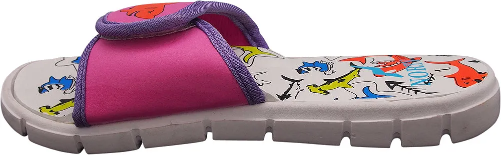 NORTY Boy's Girl's Unisex Slide Strap Sports Shower Beach Pool Sandal - Runs One Size Small