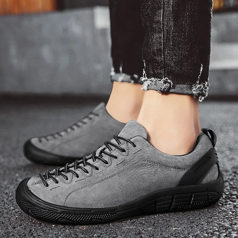 Outdoor Non-slip Breathable Leather Shoes