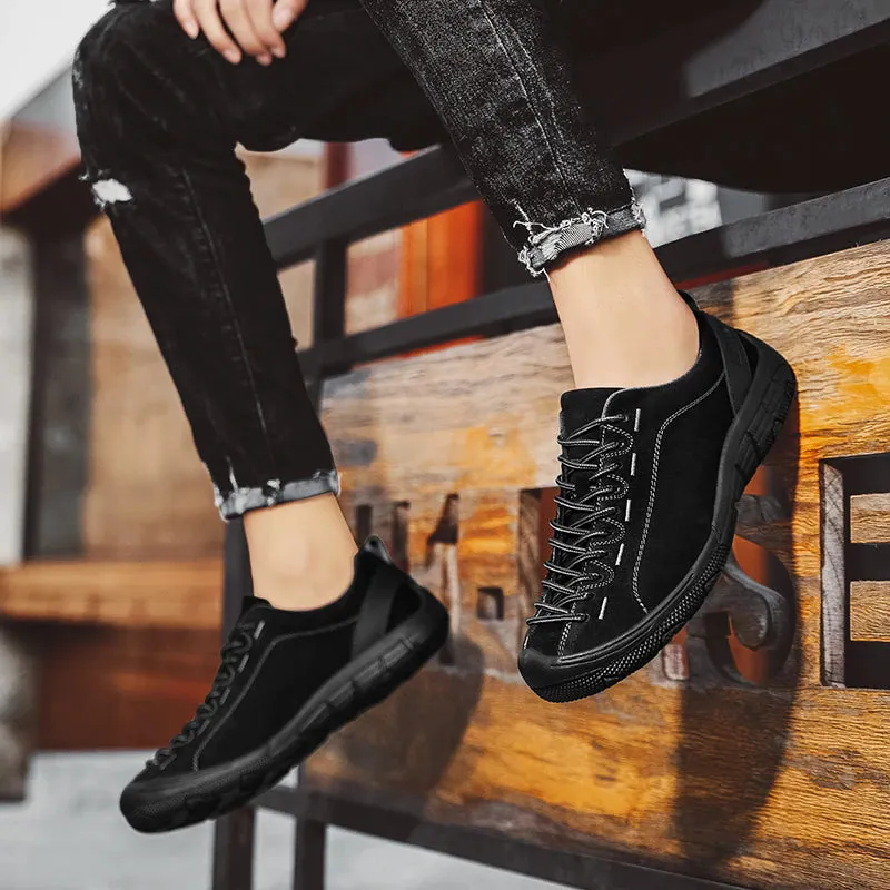 Outdoor Non-slip Breathable Leather Shoes