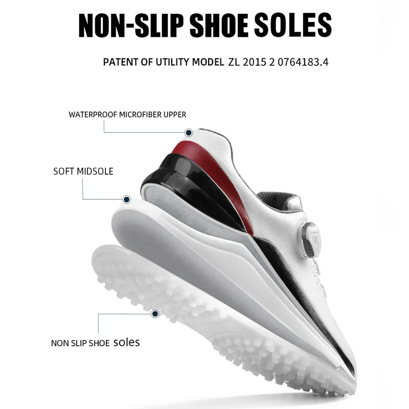 PGM XZ259 men synthetic leather golf shoes professional spike less golf shoe