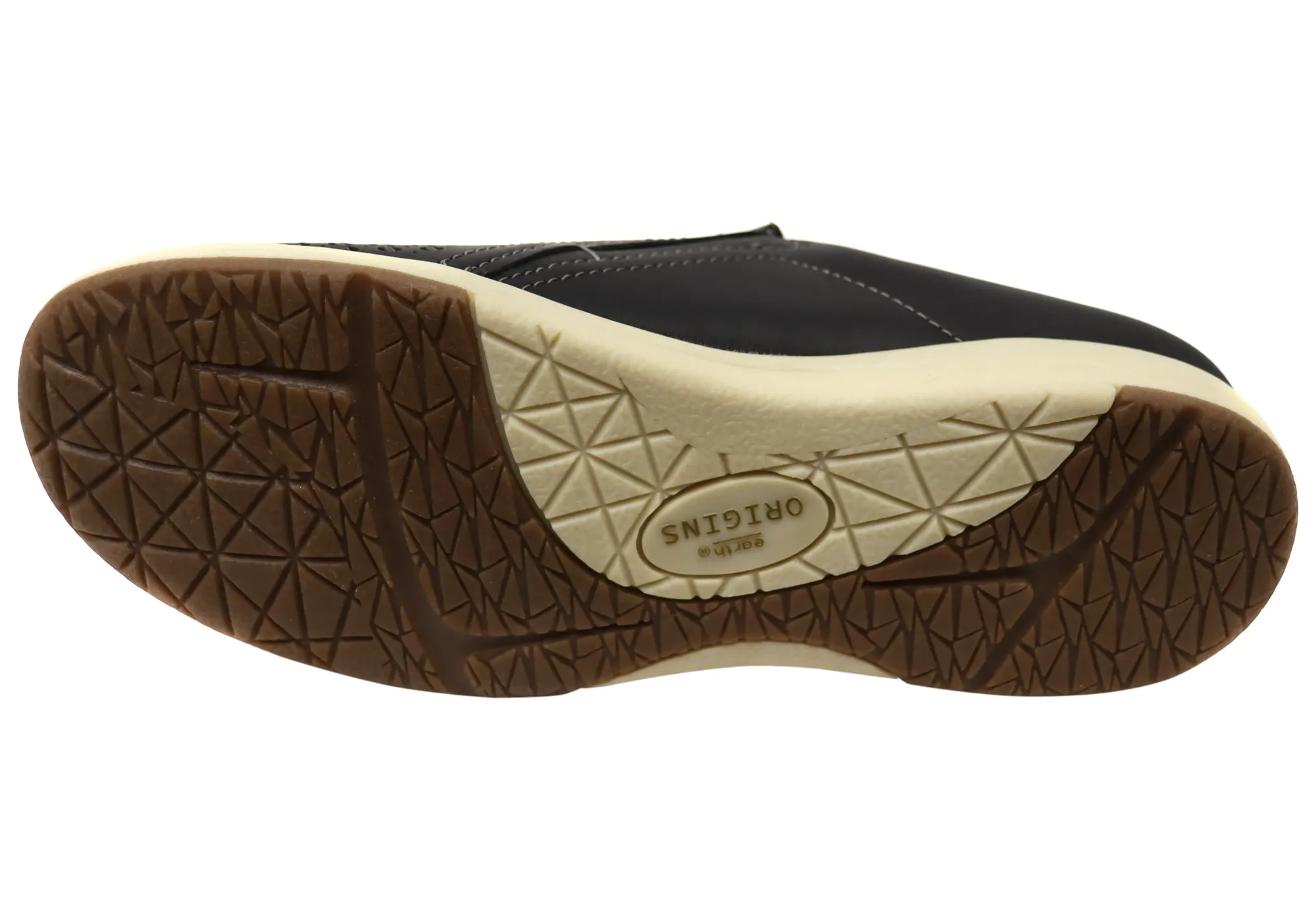 Planet Shoes Emilia Womens Leather Open Back Comfortable Mule Shoes