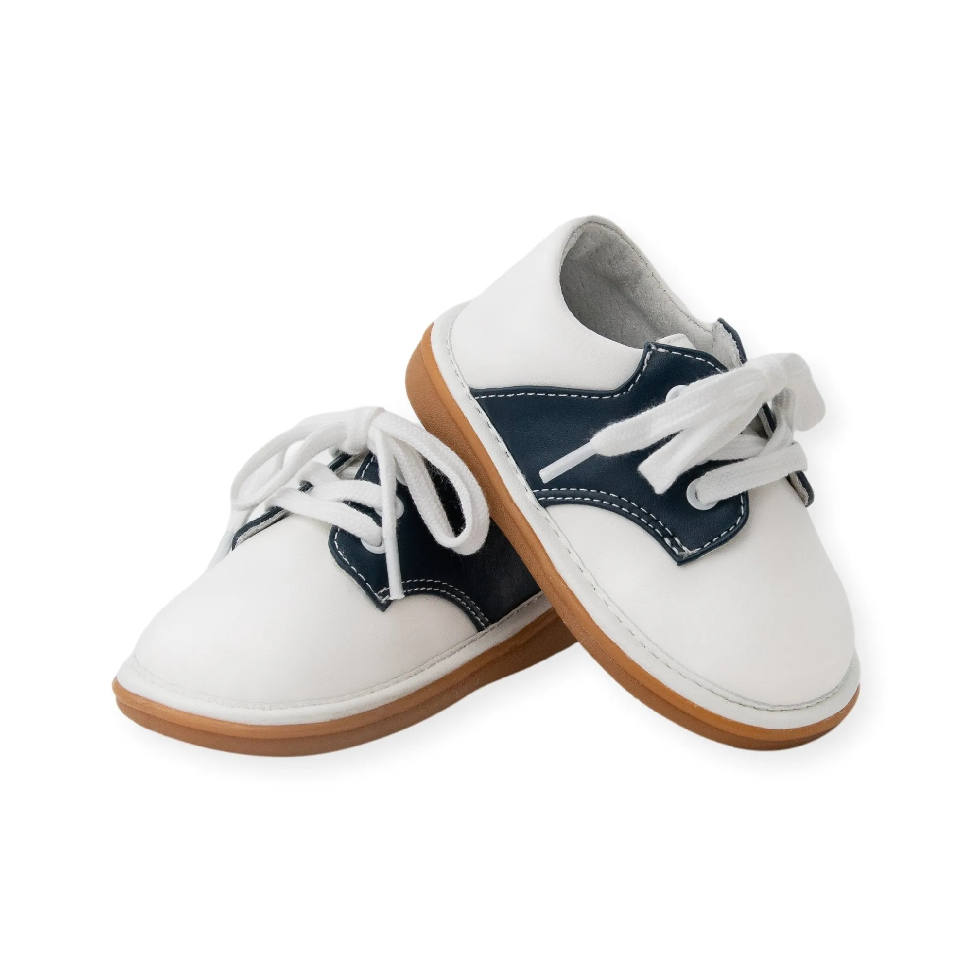 Rory Navy Saddle Oxford Shoe