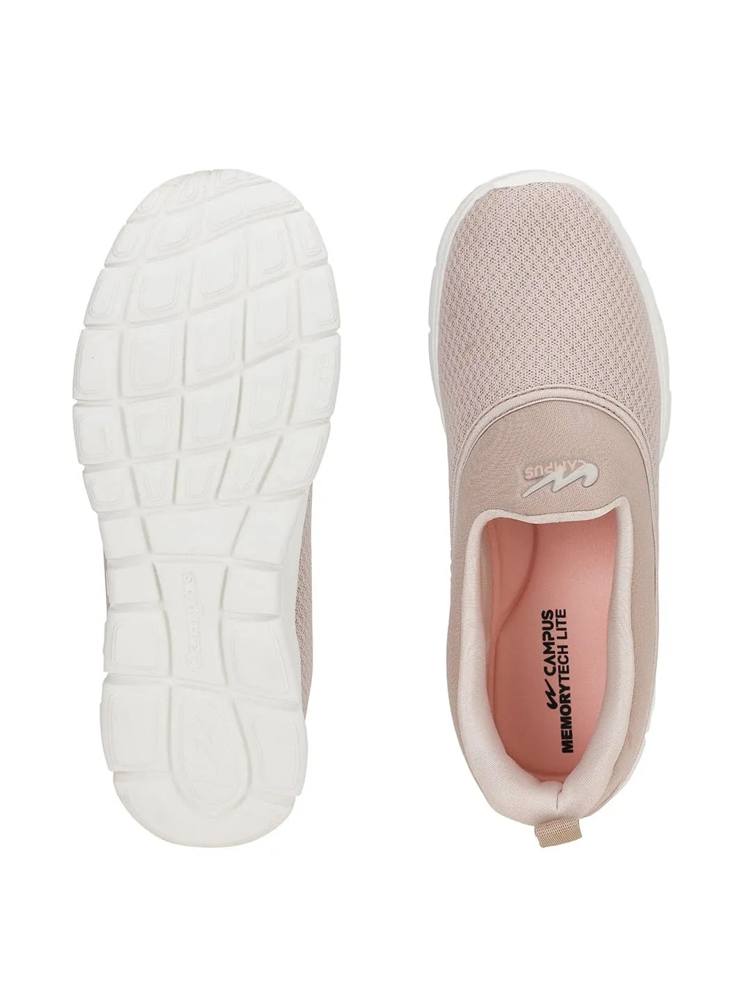 SILICO Beige Women's Walking Shoes