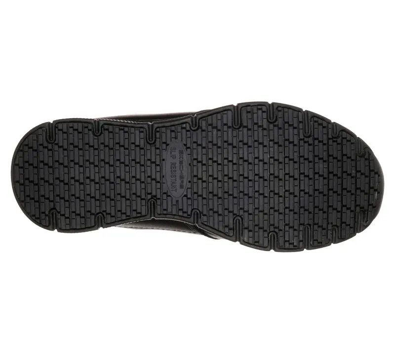 SKECHERS WOMEN'S Work Relaxed Fit: Nampa - Annod SR #77236 Wide BLK